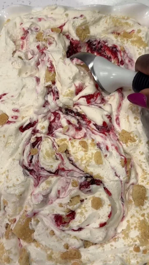 Brambleberry Shortbread Ice Cream