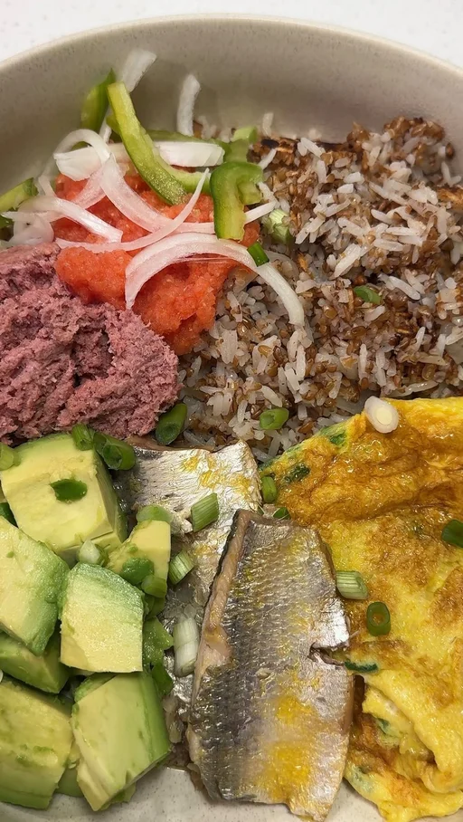 Ghanaian Braised Wheat & Rice (Angwamo)